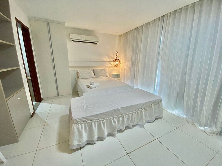 Bangalô Villas do Pratagy 1 Dormitório e Varanda
