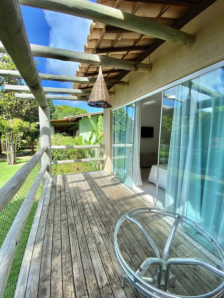 Bangalô Villas do Pratagy 1 Dormitório e Varanda