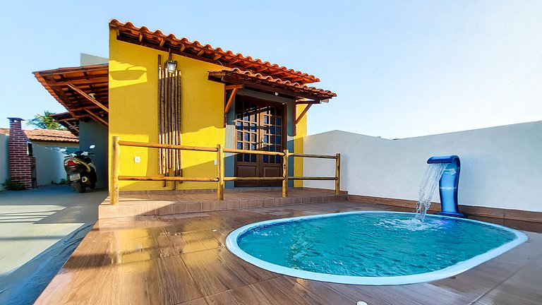 Casa de 2 Dormitório e Piscina em Porto de Pedra